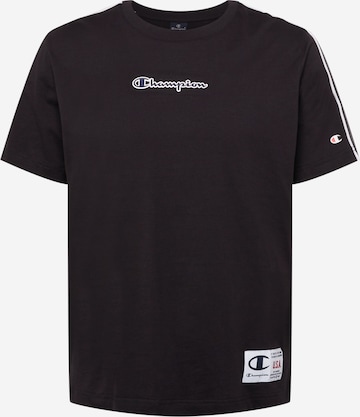 Tricou de la Champion Authentic Athletic Apparel pe negru: față