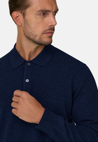 Boggi Milano Gebreid vest in Blauw