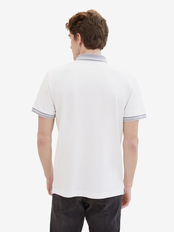 TOM TAILOR Poloshirt in Weiß