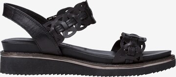 TAMARIS Strap sandal in Black