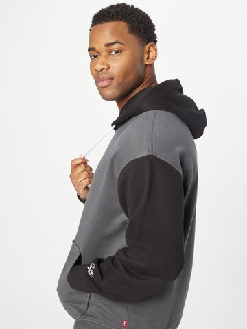 LEVI'S ® Regular Fit Sweatshirt 'Relaxed Graphic Hoodie' in Grau