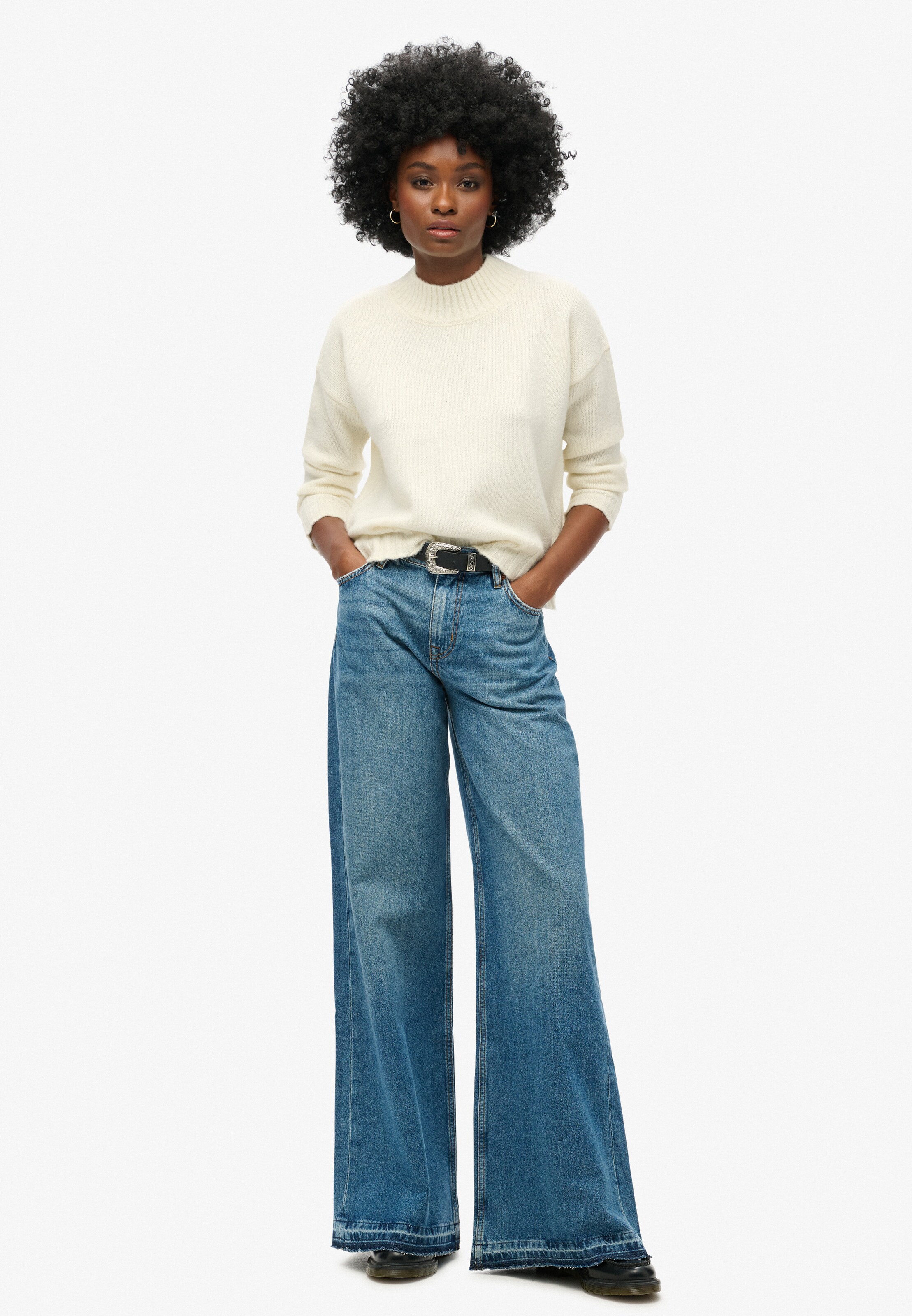 Superdry Wide leg Jeans in Blue