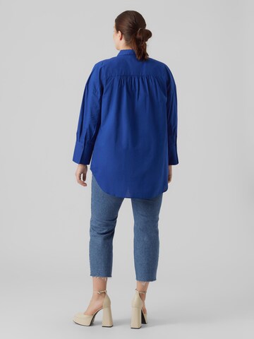 Vero Moda Curve Bluse 'JULIE' i blå