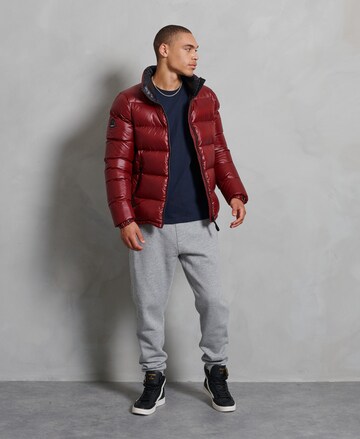 Veste mi-saison 'Luxe Alpine' Superdry en rouge