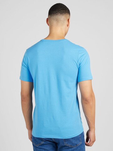 mėlyna KnowledgeCotton Apparel Marškinėliai