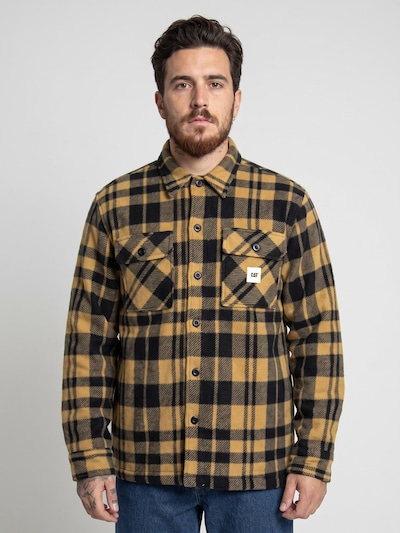 Camicia 'Plaid Shacket Yellow Check' in S CAT di colore arancione / nero, Visualizzazione prodotti