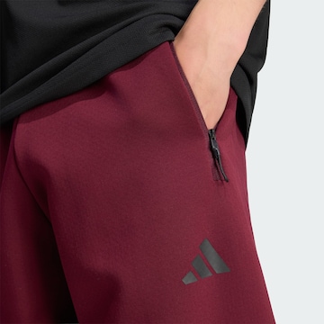 Effilé Pantalon de sport 'Z.N.E.' ADIDAS SPORTSWEAR en rouge