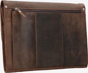 LEONHARD HEYDEN Document Bag 'Salisbury' in Brown