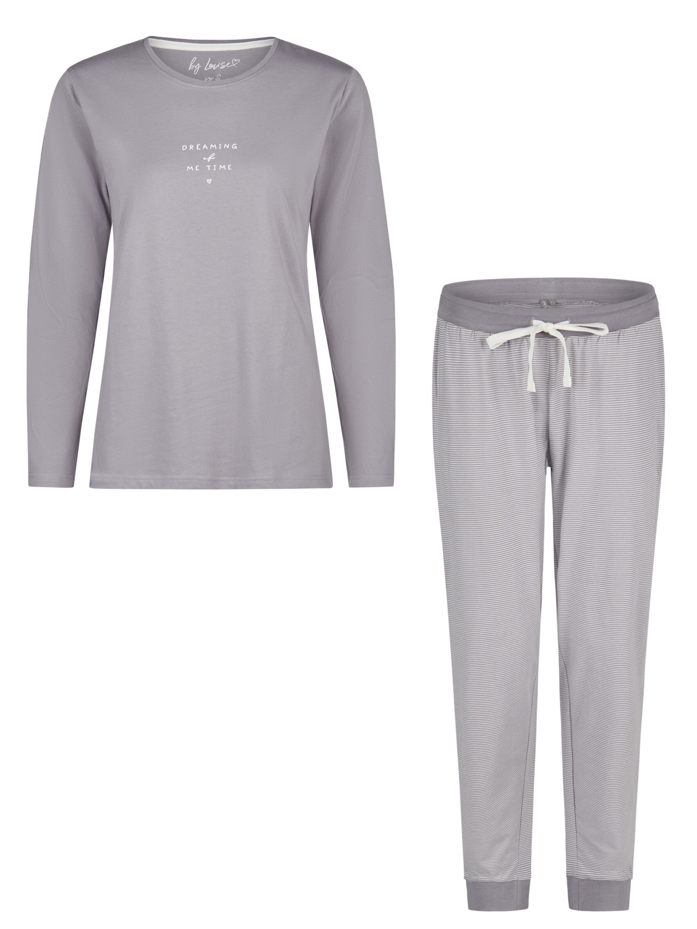 By Louise Pajama in Grey: front