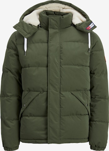 JACK & JONES Winter jacket 'Efdey' in Green: front