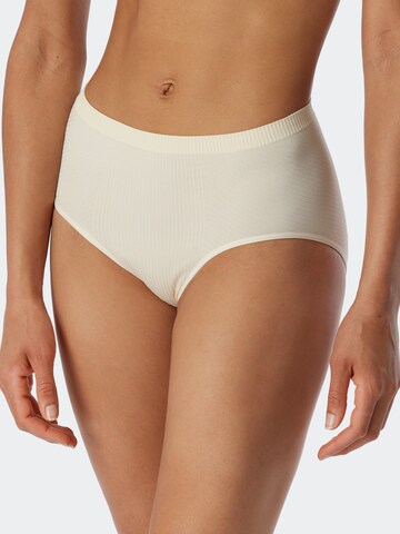 SCHIESSER Panty 'Seamless Rib' in Yellow: front
