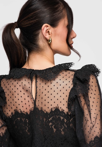 Ombre Blouse 'OW-TS-E0015' in Black