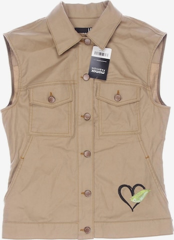 Love Moschino Weste S in Beige: Vorderseite