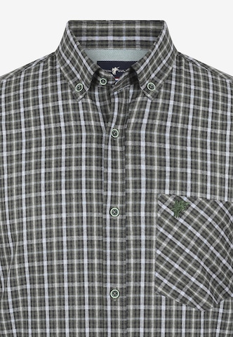DENIM CULTURE - Ajuste regular Camisa 'ZENO' en verde