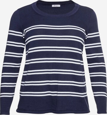 SHEEGO Sweater in Blue: front