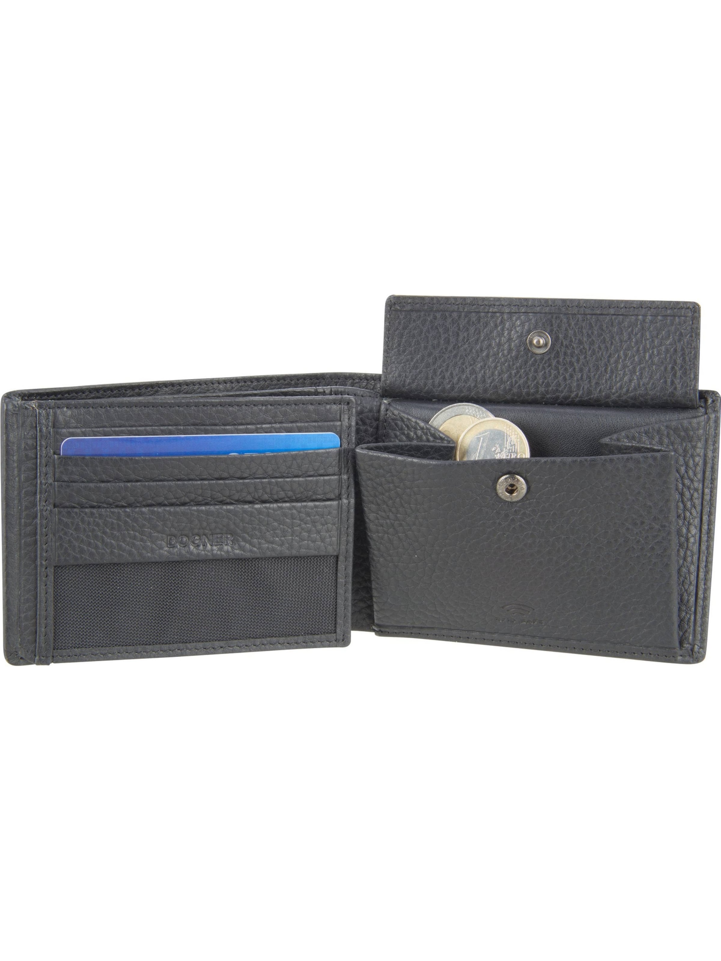 BOGNER Portemonnee in Zwart