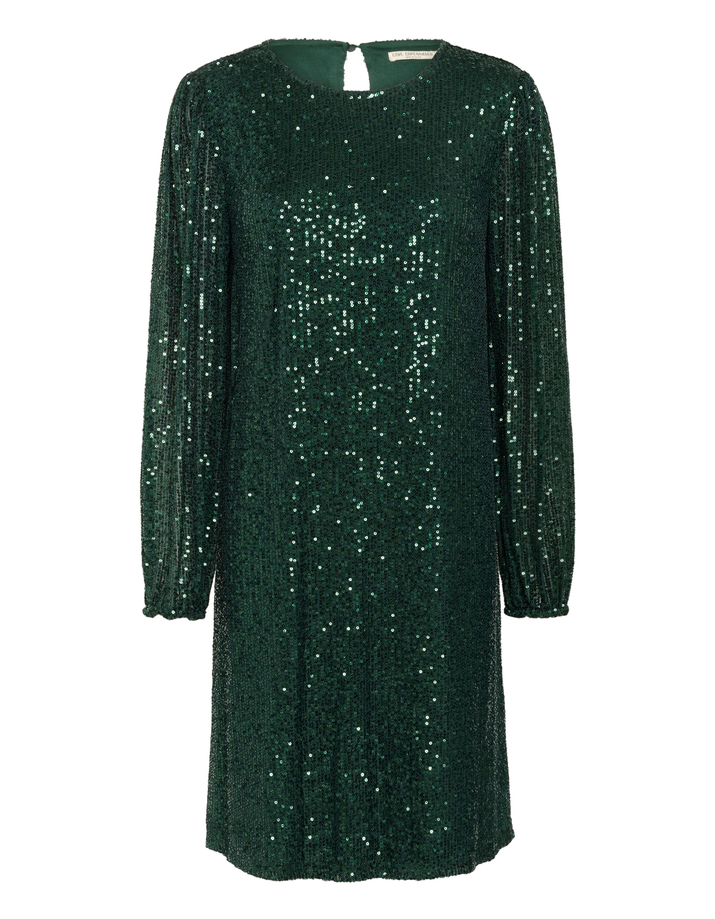 Love Copenhagen Koktejlové šaty 'Oda' – zelená: přední strana