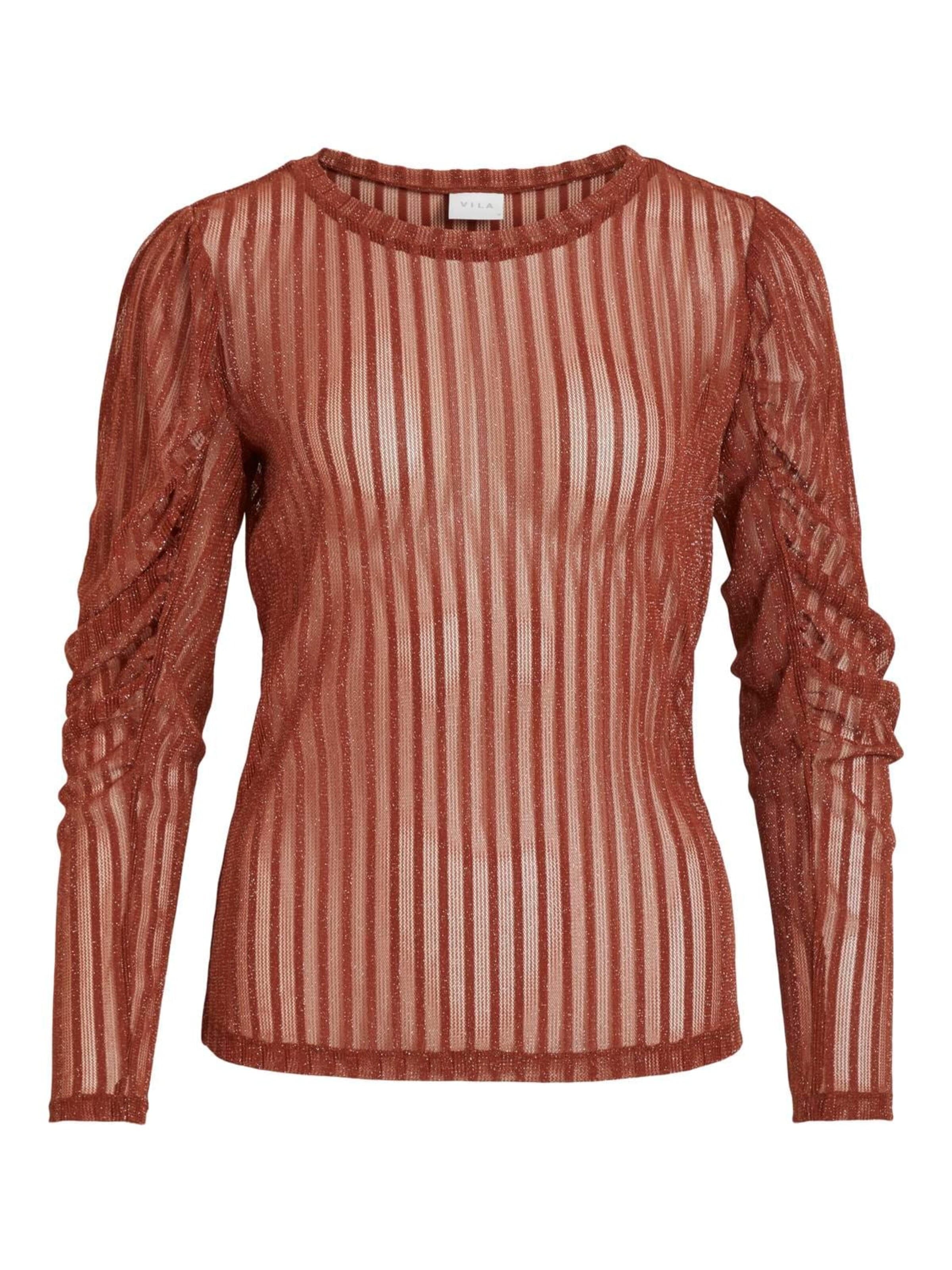 VILA Shirt in Brown: front