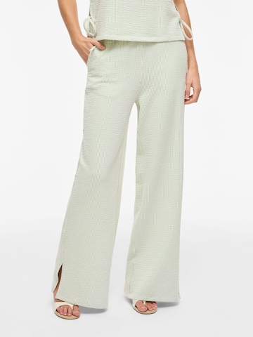 VILA - Pierna ancha Pantalón en verde: frente