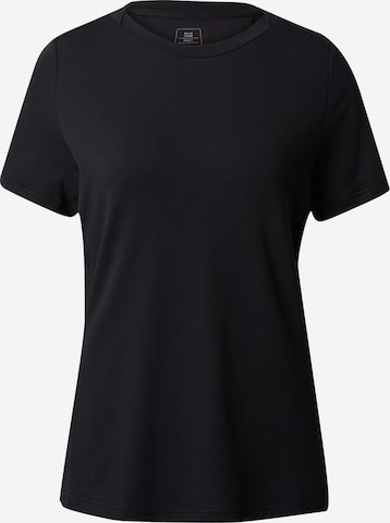 On - Camiseta funcional 'Focus' en negro: frente