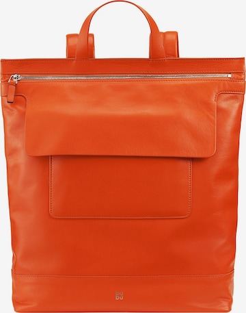 DuDu Backpack in Orange: front