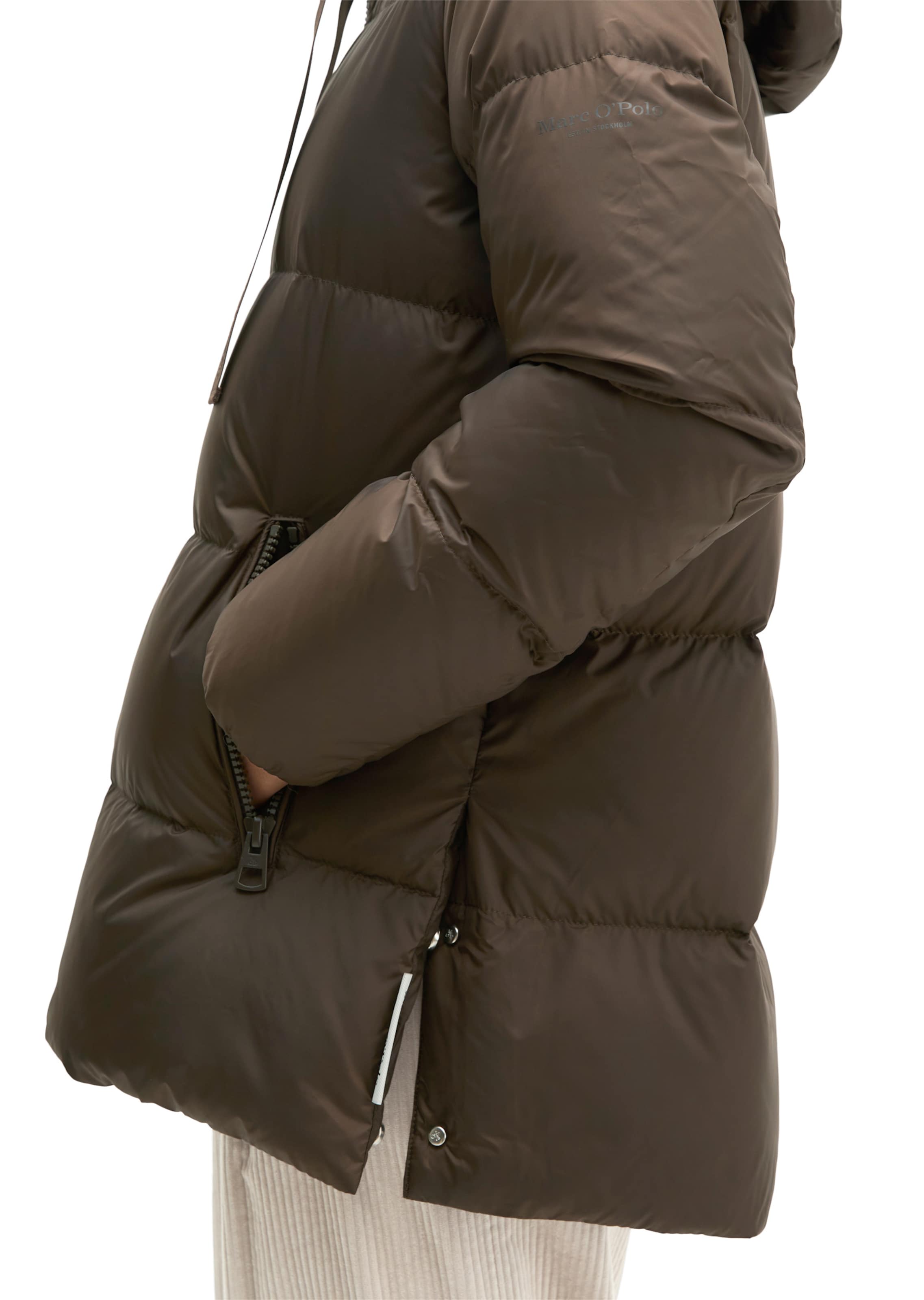 Marc O'Polo Winter Jacket in Brown: side