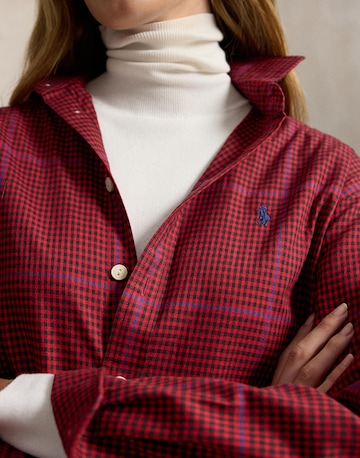 Bluză de la Polo Ralph Lauren pe roșu