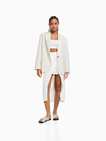 Blazer Bershka en blanc