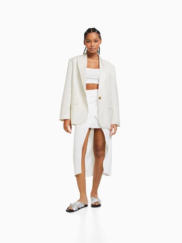 Blazer Bershka en blanc