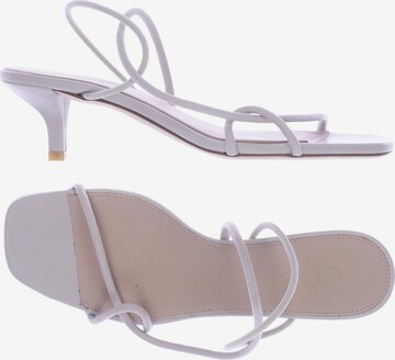 COS Sandals & High-Heeled Sandals in 39 in White: front