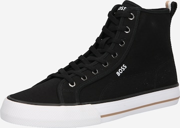 BOSS Black High-top trainers 'Aiden' in Black: front