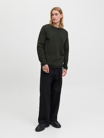 JACK & JONES Средняя посадка Свитер 'JJEHILL' в Зеленый