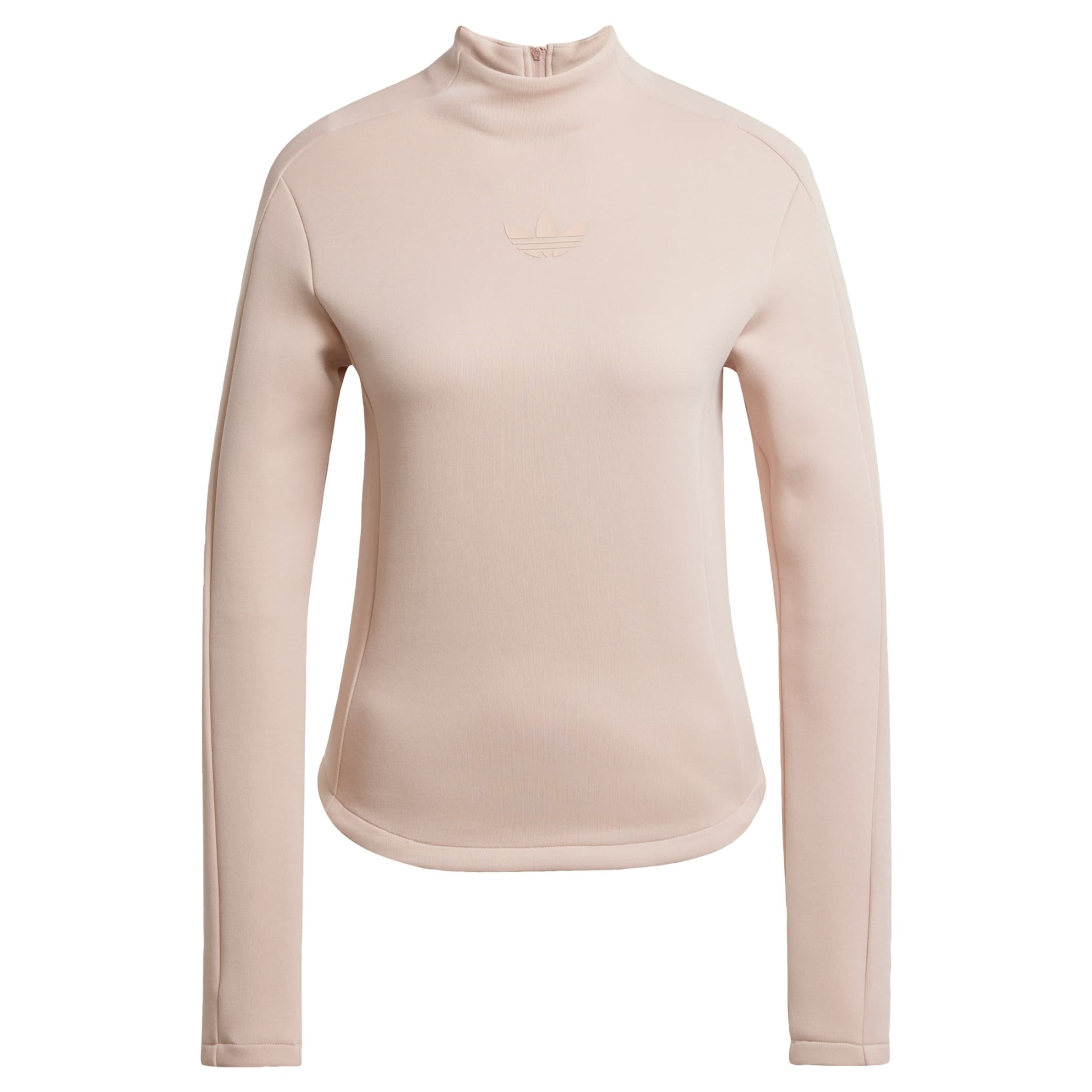 ADIDAS ORIGINALS - Sudadera 'Structured Interlock Long Sleeve' en beige: frente