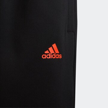 ADIDAS PERFORMANCE Loosefit Sportbroek 'Messi' in Zwart