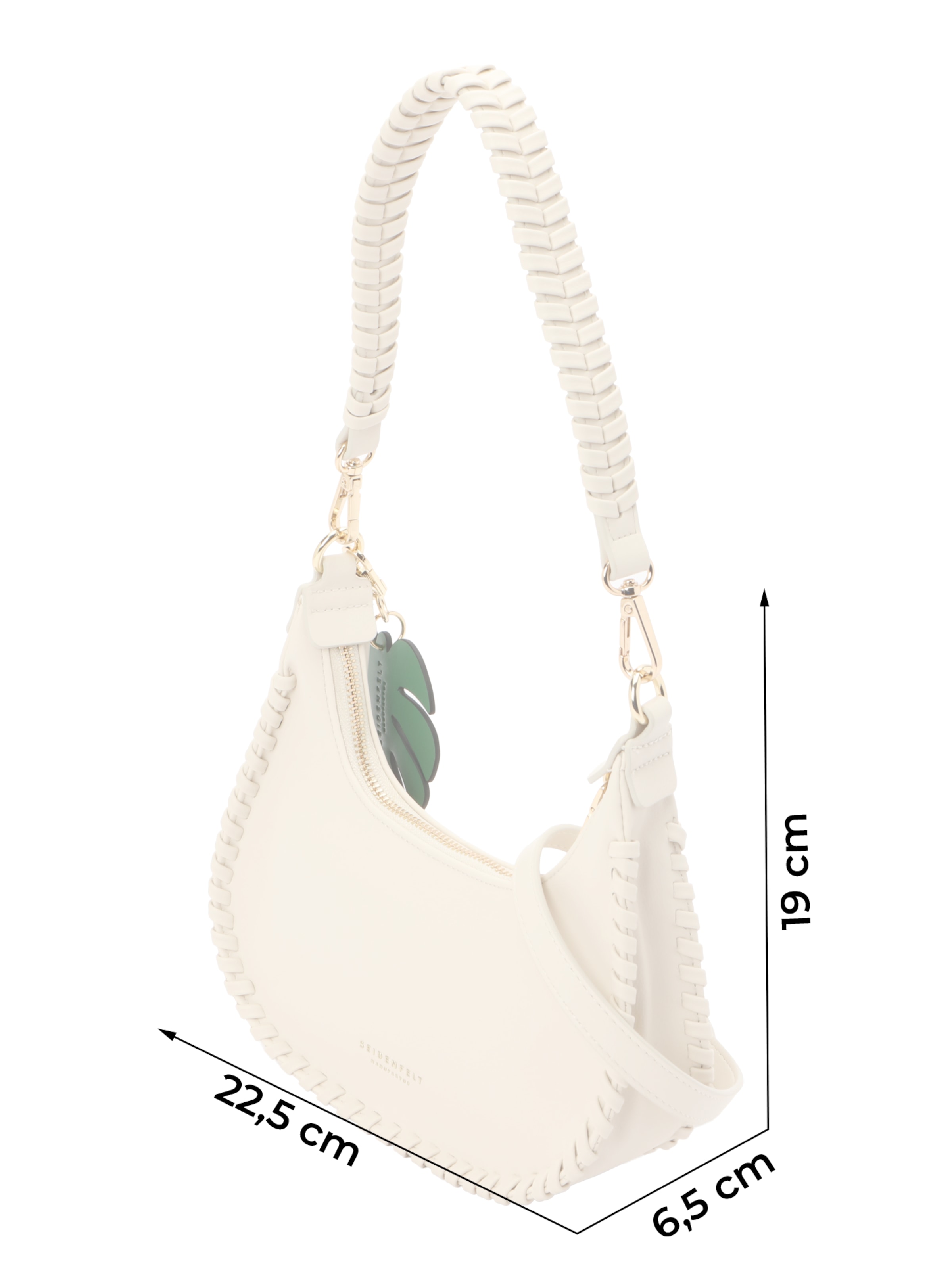 Seidenfelt - Mala de ombro 'Liljendal' em bege