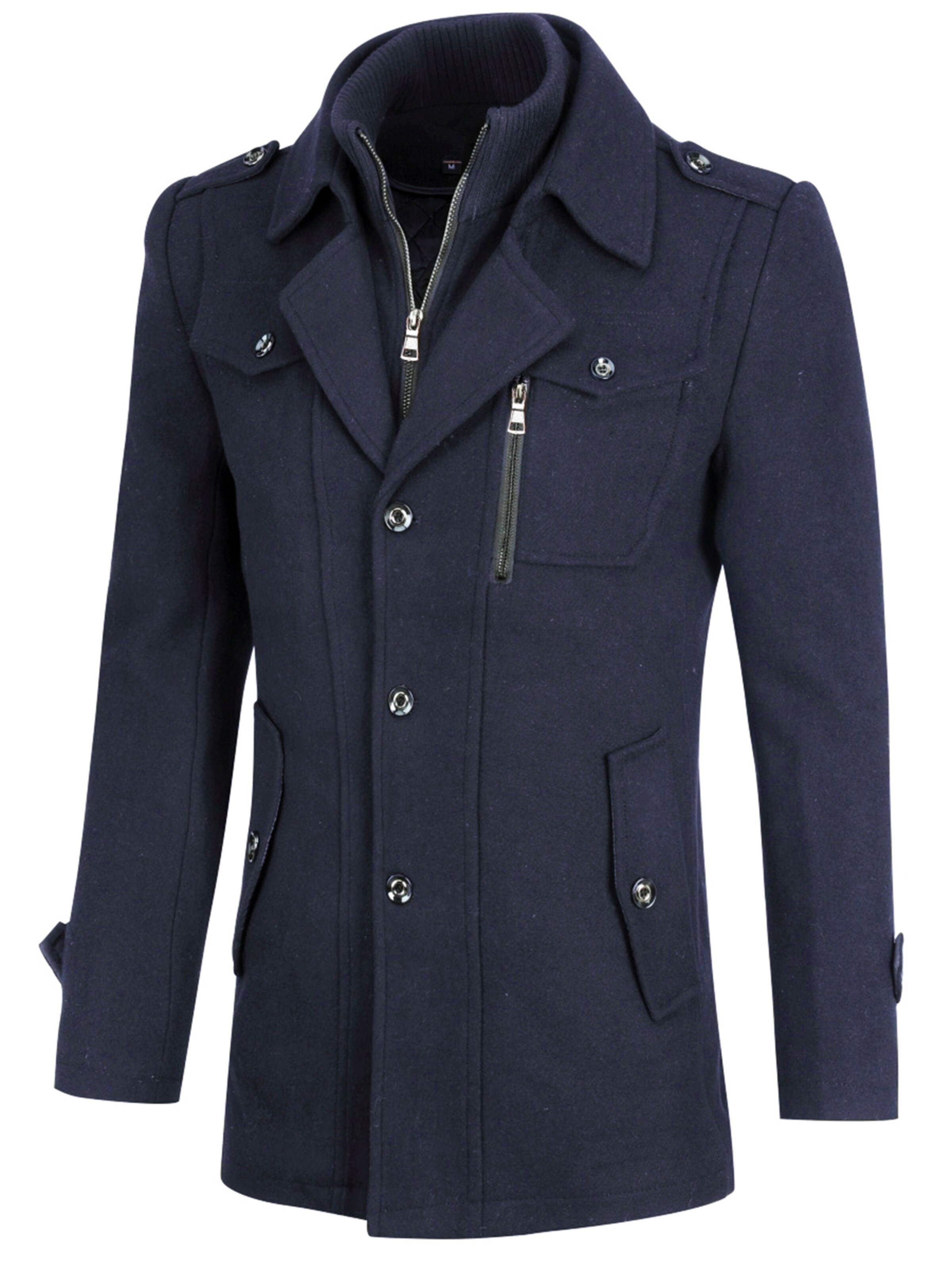 Youthup Wintermantel in Blau