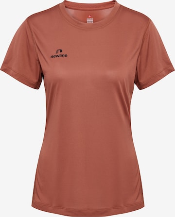 T-shirt fonctionnel 'Beat' Newline en orange : devant