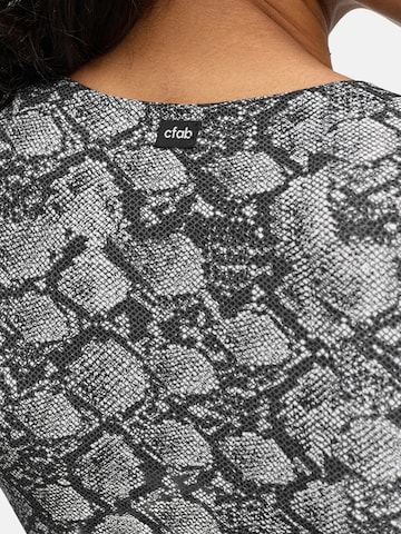 cfab (formerly creamy fabrics) Body 'Crew Neck Longsleeve Bodysuit' i grå