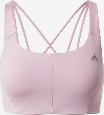 ADIDAS SPORTSWEAR - Sujetador deportivo en lila: frente