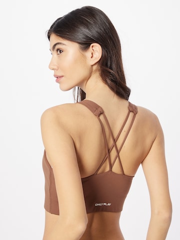 ONLY PLAY Sports bra 'NADA' in Brown