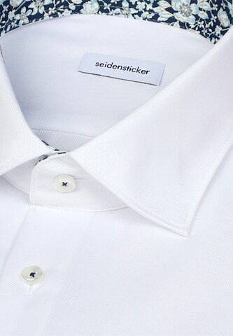 SEIDENSTICKER Slim Fit Hemd 'Classic Essentials' in Weiß