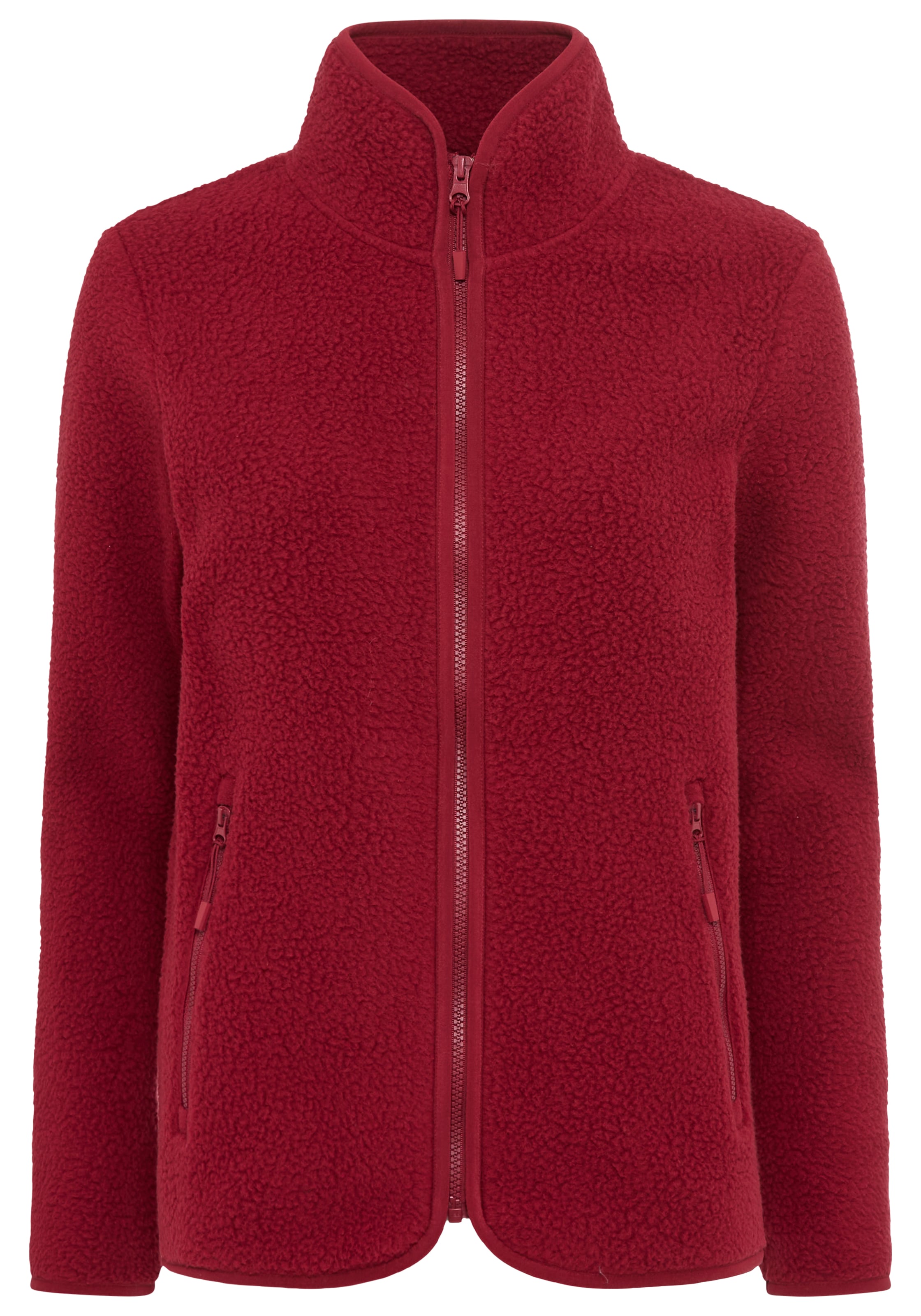 POLARINO Fleece Jacket in Red: front