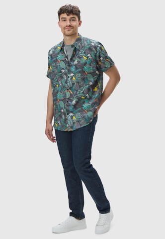 Ragwear Comfort Fit Πουκάμισο 'Omerro' σε γκρι: μπροστά