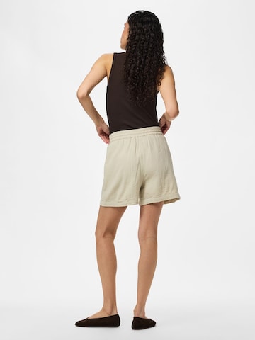 PIECES Loosefit Broek in Grijs