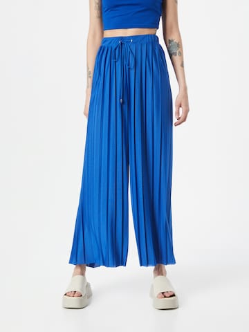 Wide leg Pantaloni 'Caren' di ABOUT YOU in blu: frontale