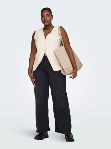 ONLY Carmakoma - Loosefit Vaquero 'CARMADISON' en negro