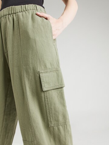 GAP Wide Leg Hose in Grün