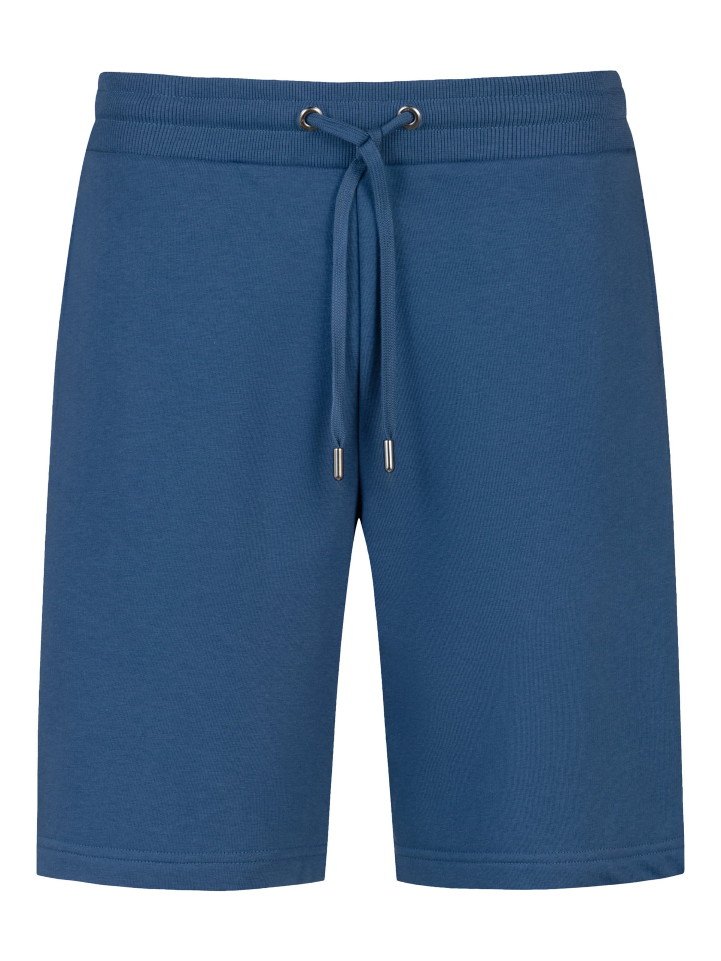 Mey Regular Shorts 'Terry Essentials' in Blau: Vorderseite