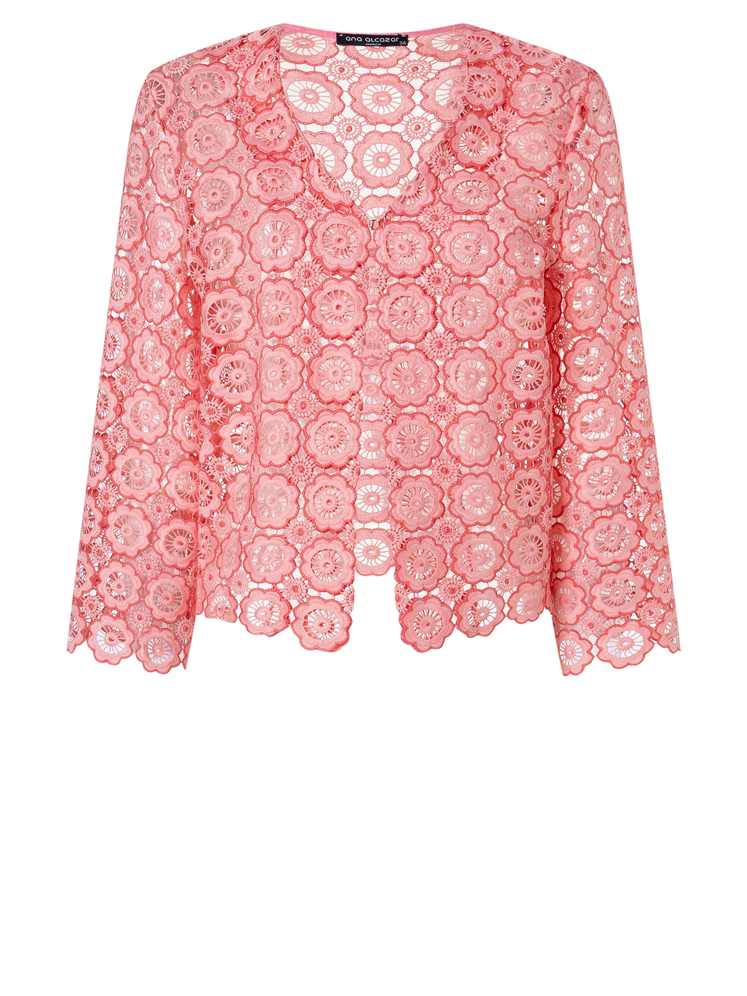 Ana Alcazar Between-season jacket 'Zaha' in Orange: front