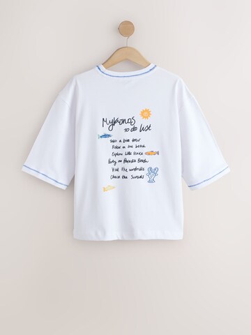 T-shirt Next en blanc